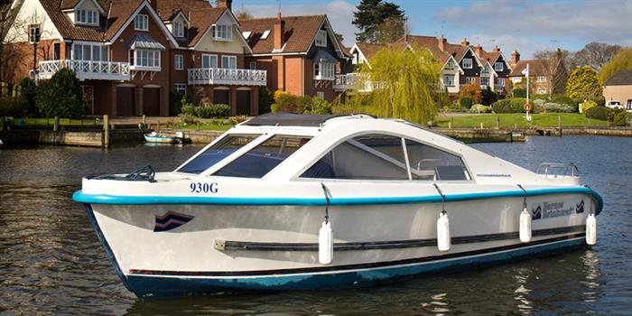 Day Boats for hire on the Norfolk Broads